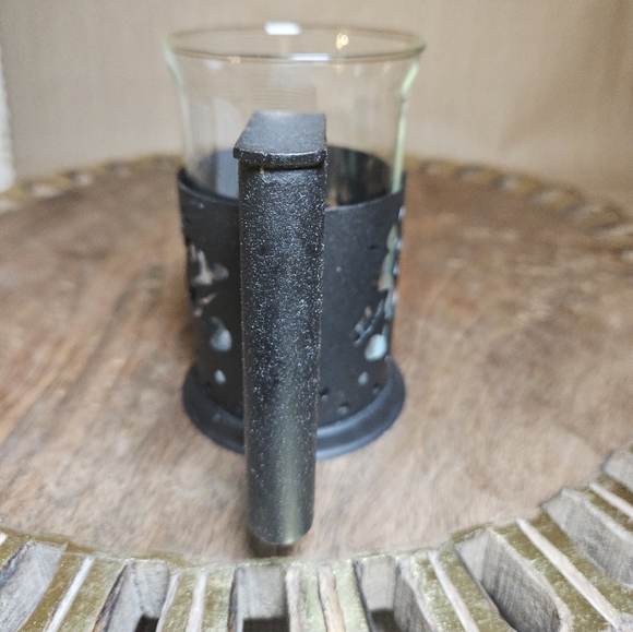 Disney Mickey Mouse Black Cup French Press metal and glass 12 Oz - Picture 5 of 11